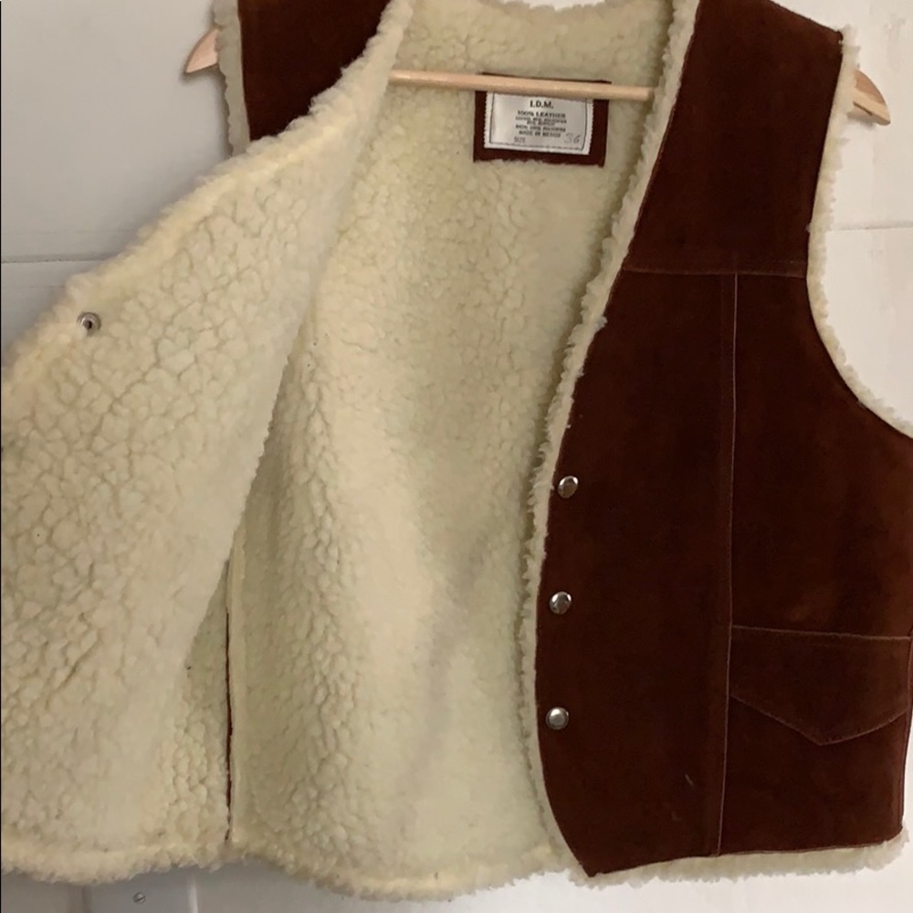 Vintage Leather vest - Picture 4 of 5